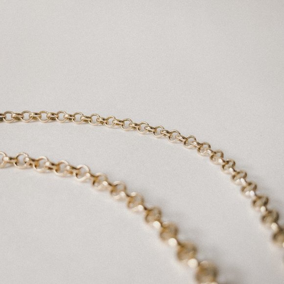 J. Crew Orange Rhinestone Pendant Gold Necklace - Picture 6 of 8